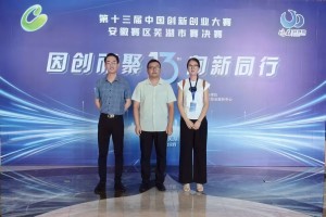 公司榮獲第十三屆中國(guó)創(chuàng)新創(chuàng)業(yè)大賽安徽賽區(qū)蕪湖市決賽三等獎(jiǎng)